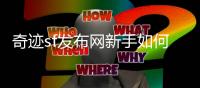 奇迹sf发布网新手如何从零开始逐步成长为游戏大佬